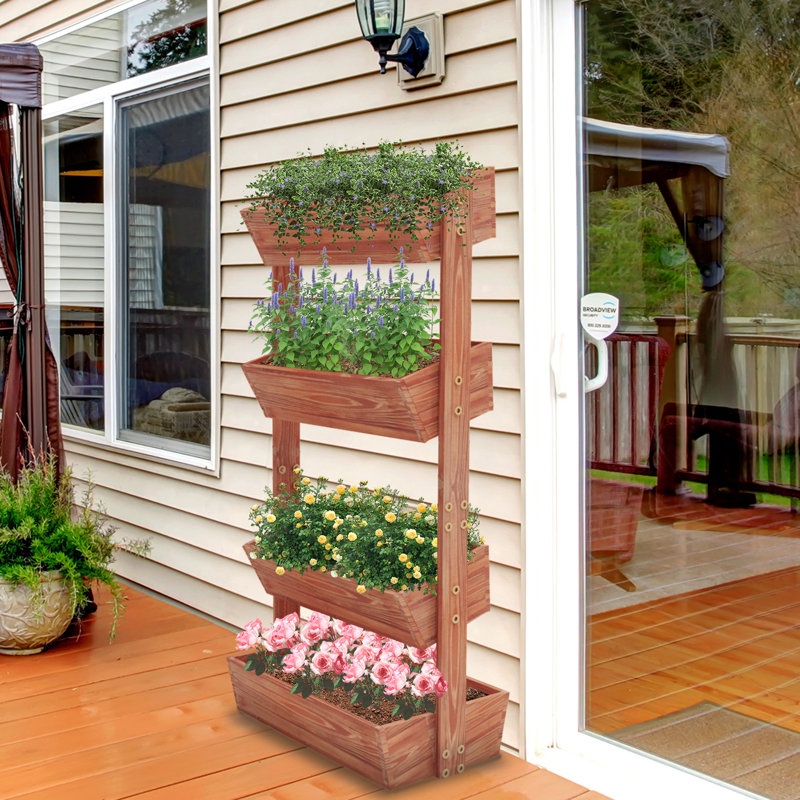 Carmelitta Wood Planter Box