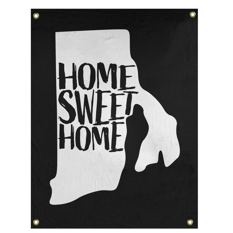 Tapisserie murale island rhode pour îlot home, H 36 po x l 26 po, Noir