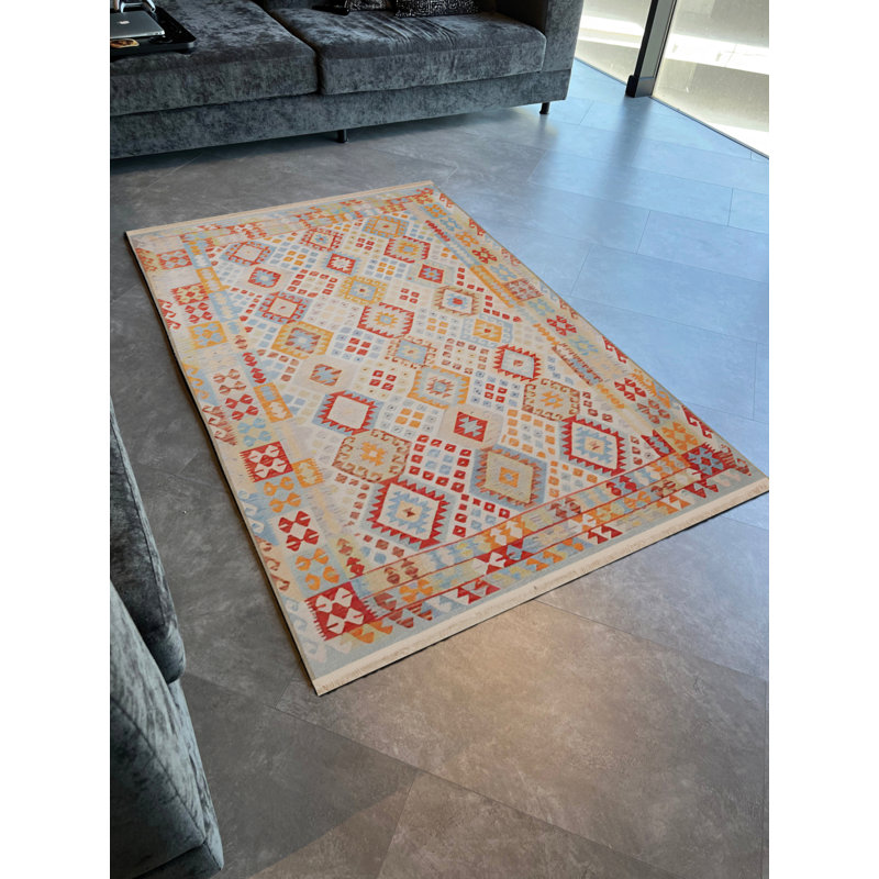 Tapis intérieur / extérieur Klervi, Rectangle 5 pi x 6 pi 6 po