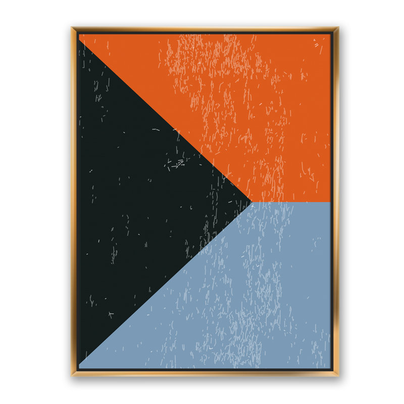 «Minimal Geometric Compostions of Elementary Forms VI», reproduction d'impression sur toile, H 46 po x l 36 po x 1,5 po