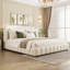 Lit plateforme tapissier avec 2 coussins-128948979-128948976