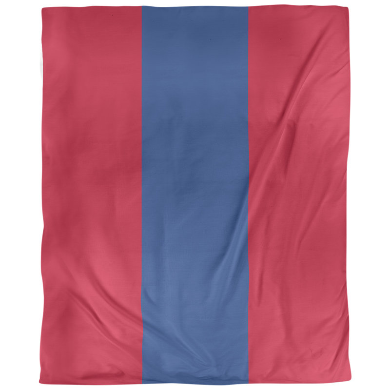 Tissu de basket-de-détroit, Rouge / bleu royal