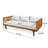 3 Seater Daybed In Wood, Featuring Water- Covers And Slat Panels, 67.75W X 32.25D 24.00H Made Of Wood Blankets,-1916064286-1916064281