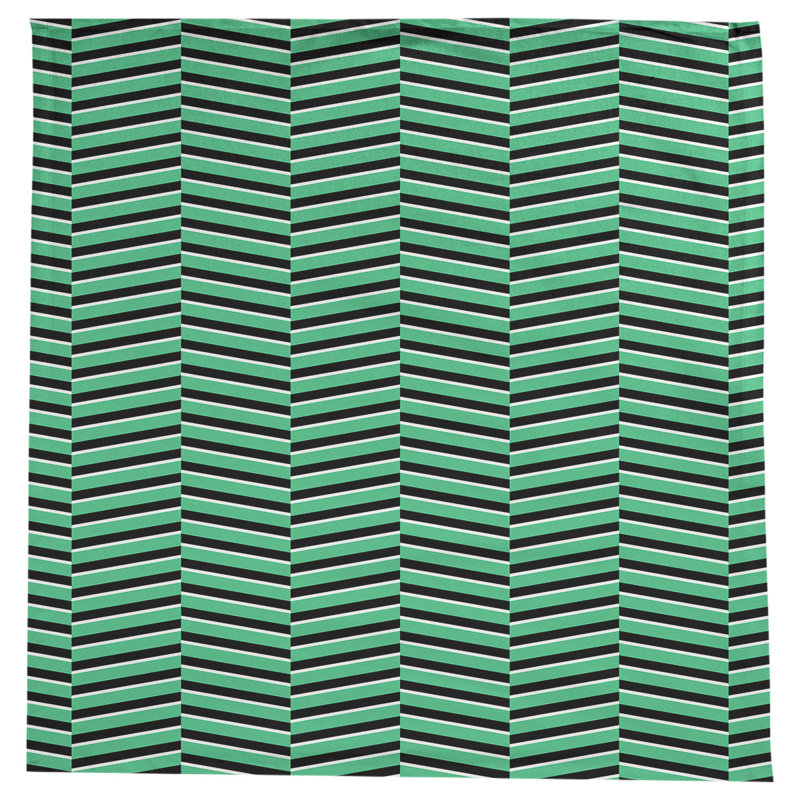 Rayures fracturées Nappe, Vert