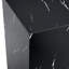 Table basse 15,7 * 15,7 * 15,7 pouces en marbre noir - rehausse le style de votre espace de vie-131328695-131328692