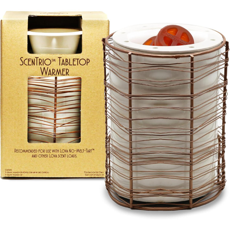 Chauffe-cire électrique de table pour cire parfumée, huiles parfumées et fond de cire ScenTrio