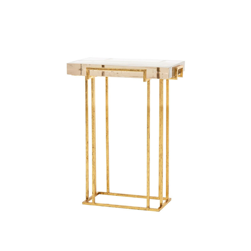 Prism Glass End Table