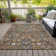 Machine Washable Indoor/Outdoor Husby ACN2193 Floral Rug