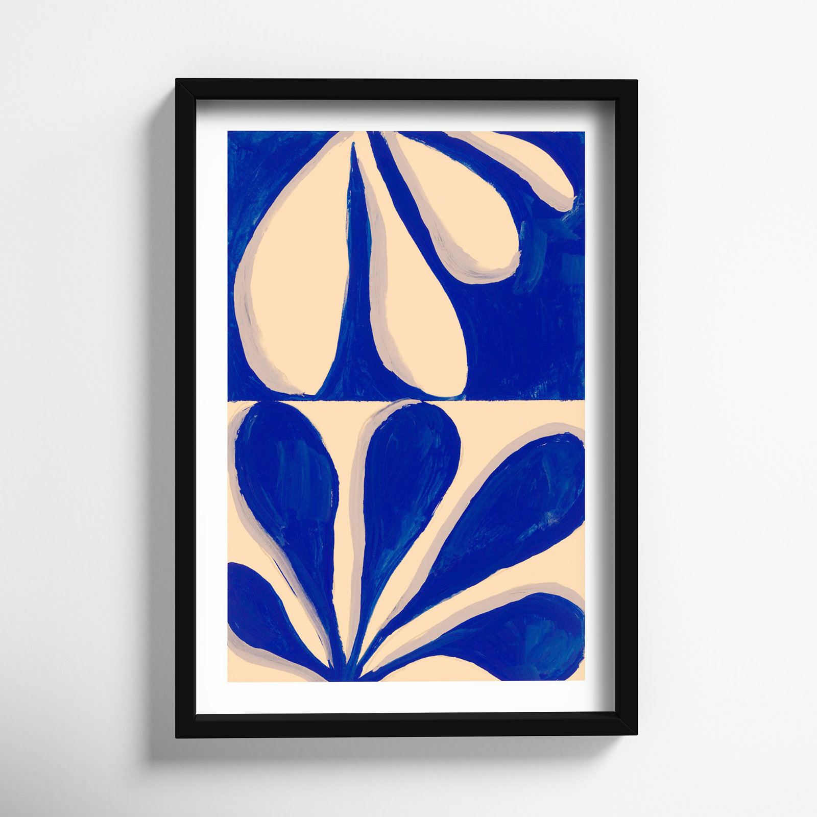 Vice Versa Print by Andrea Stokes, 21" W x 30" H, White Framed
