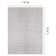 Fresno Grey White Double Arches Striped Area Rug