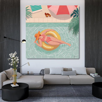 Rosecliff Heights Penner, Janelle Gallery Wrapped Canvas Art Titled: Beach Babes II