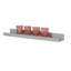 Dura Floating Display Shelf, Lipped Design, Foil-Wrapped Finish-67063327-67063326
