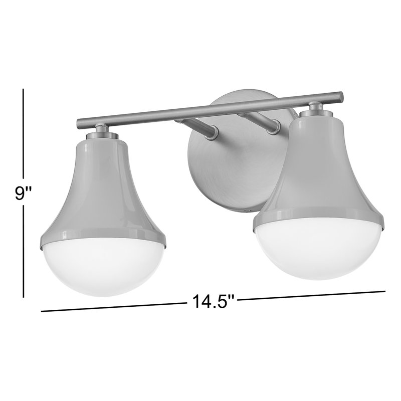 Capulet 2 - Light Dimmable Vanity Light, Lacquered Brass