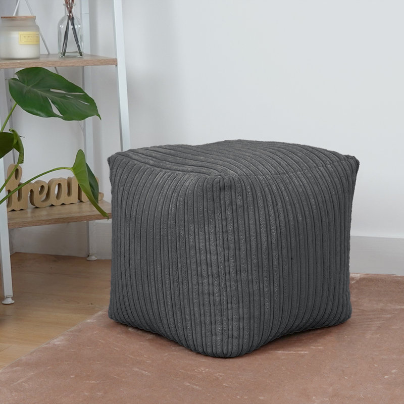 Polyester Refillable Classic Bean Bag, Grey