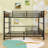 Metal Bunk Bed With Easy Convertibility And Ladder-1340025976-1340025978