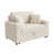 Horizontal Beige Faux Fur Fabric
