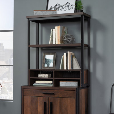 Johannes 36.772'' H x 32.283'' W Bookcase HUTCH ONLY