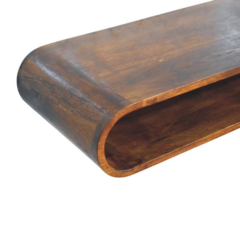 90cm W Solid Wood Bedside Table
