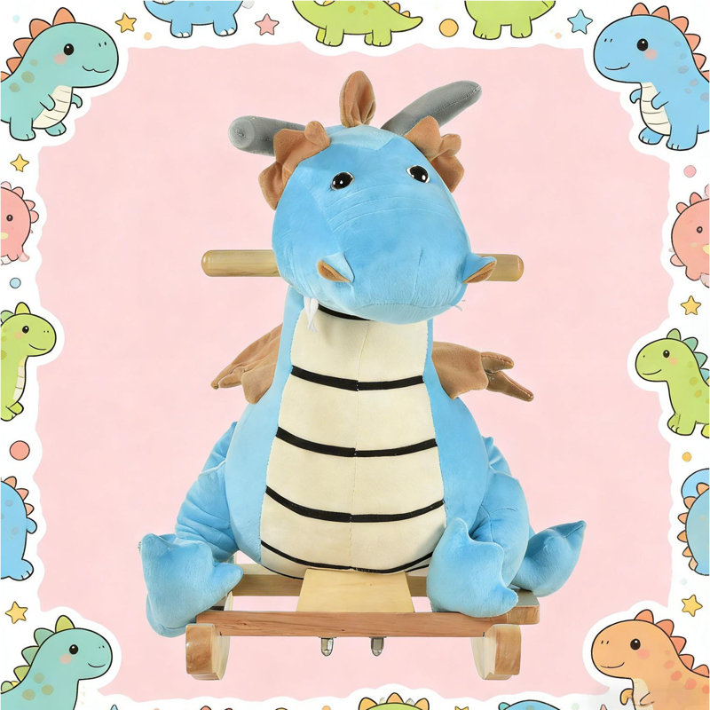 Chaise berçante dinosaure, jouet berçant pour enfants