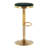 Kameron Swivel Upholstered Adjustable Height Counter Stool with Metal Frame-351748266