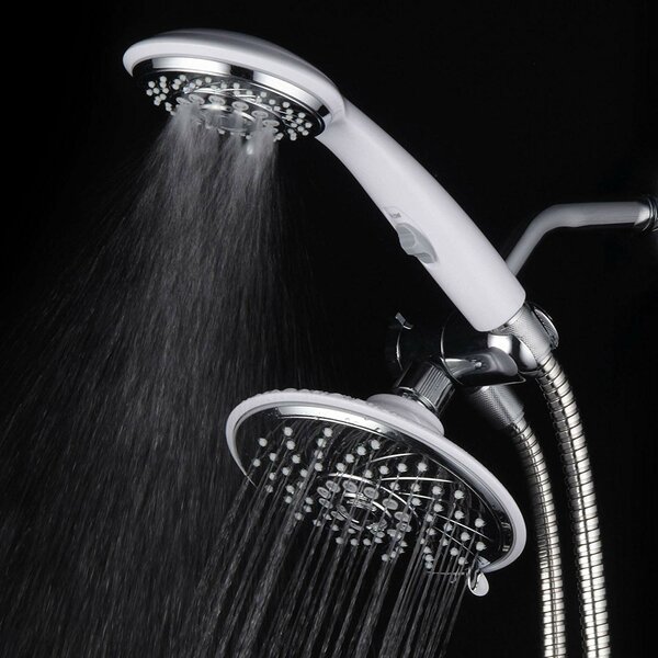 HotelSpa Dual Shower Head 2.5 GPM GPM & Reviews | Wayfair