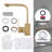 Single-Handle Stainless Steel Deck-Mount Bar Faucet for Prep or Small Sinks-71199066