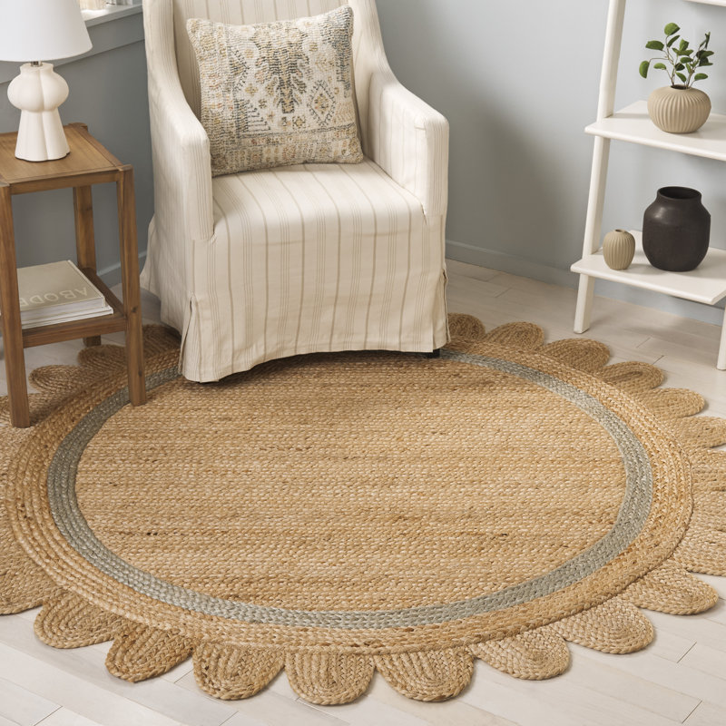 Inaki Jute/Sisal Area Rug, Round 6'