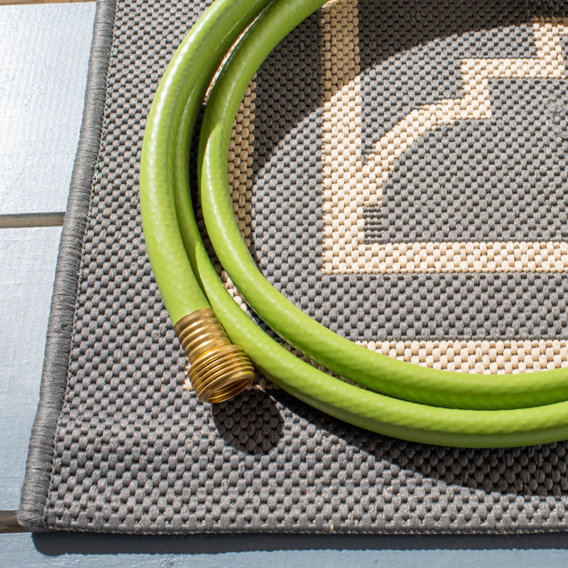 Kern Geometric Indoor / Outdoor Area Rug, Rectangle 201 x 290 cm