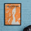 Yellowknife City Map - No Frame Print-2078579508