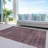 Malchow Washable Striped Indoor / Outdoor Rug-95853368
