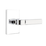 Aston Flat Passage (Hall & Closet) Door Lever with Rectangle Rosette