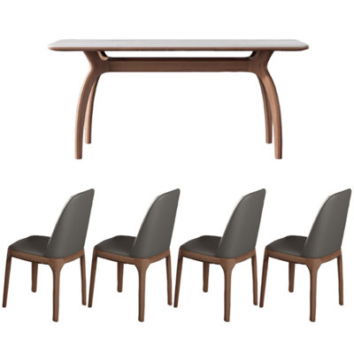 Modern Simple Durable Rock Slab Dining Table