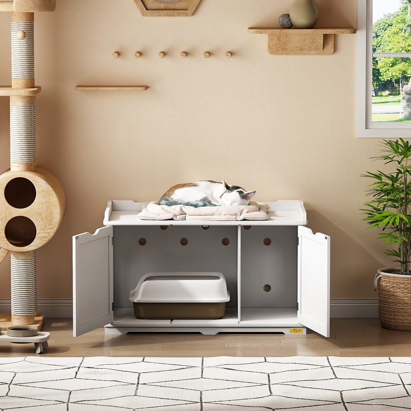 Toilette pour chat Northpoint, Blanc