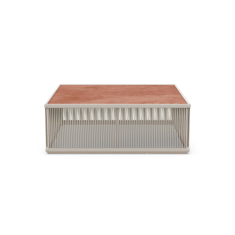Malta Square Coffee Table Dekton Top, Birch, Umber