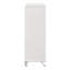 Commode 5 tiroirs Mistey en blanc perle
