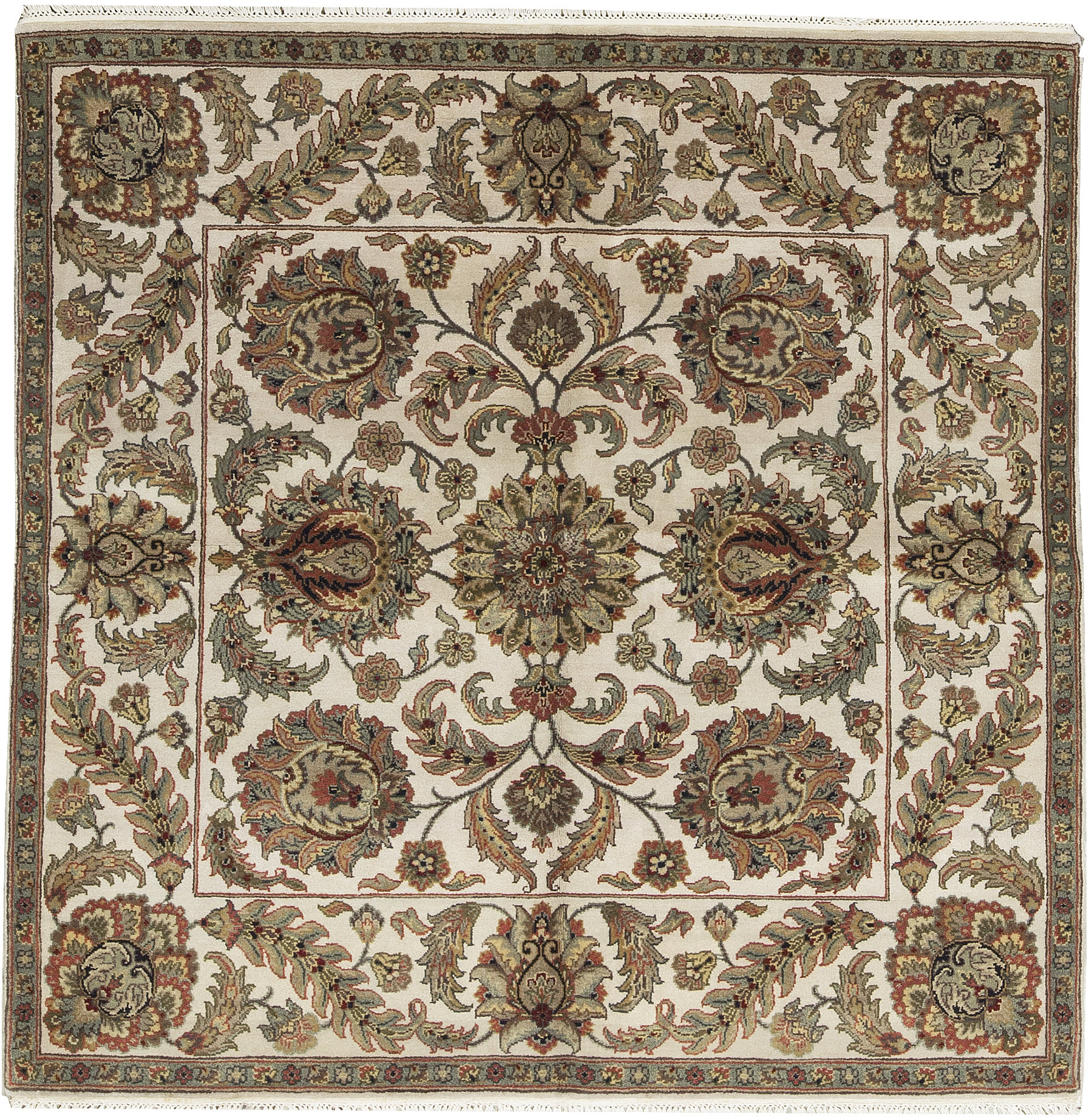 Bokara Rug Co., Inc. Trinity Hand-Knotted High-Quality Brown and Beige ...
