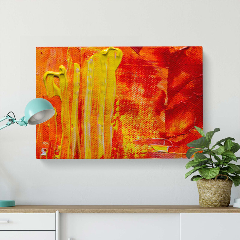 Abstract Art Painting Vol.78 by S.Johnson - Wrapped Canvas Painting, 35cm H x 50cm W x 3cm D