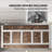 Outdoor Storage Shed Brown  Metal Shed with Foundation Kit