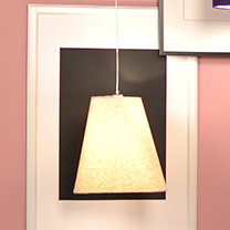 MNM Novelty Lamp Shade, Natural, 15.7" H x 23.6" W
