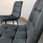 Velvet Upholstered Kitchen Dining Chair With Strong Black Metal Legs Living Room Bedroom Chair-813954776-864435870