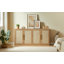 Buffet 67 po à 4 portes, buffet Boho, grand buffet à crédence pour le salon, le couloir et la cuisine, l 67 po x P 15,75 po x H 31,5 po.
