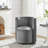 Della Performance Velvet Fabric Swivel Chair-527298039