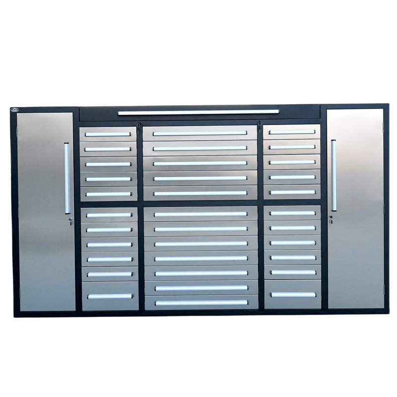 Armoire de rangement avec tiroirs et armoires