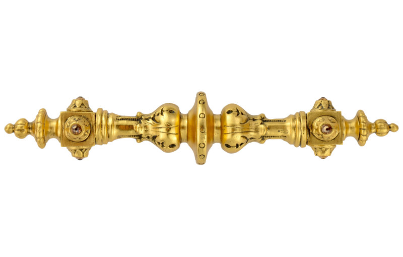 Kings Road Appliance Pull, 24K Satin Gold