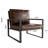 Eritrea Faux Leather Armchair-1637469109