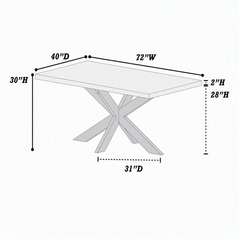 Table de salle à manger 1pc