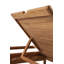 Jack Outdoor Teak Chaise Lounge