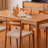 Solid wood dining table with natural charm-2108126059
