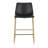 Upholstered Counter Stool with Metal Frame-50176432
