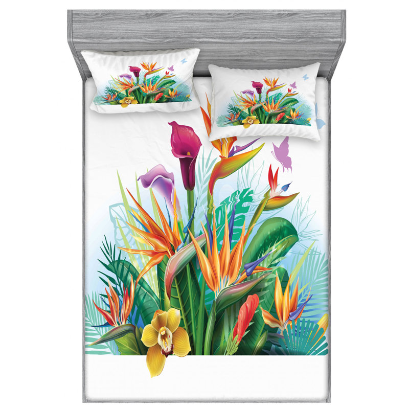 Microfiber Sheet Set, Full Sheet Set + Fitted Sheet + 2 Pillowcases